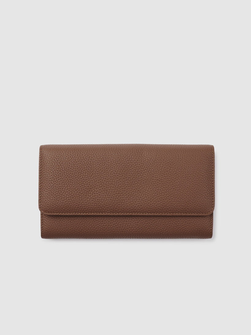 Mont Laurent Personalised Leather Brown Wallet Womens