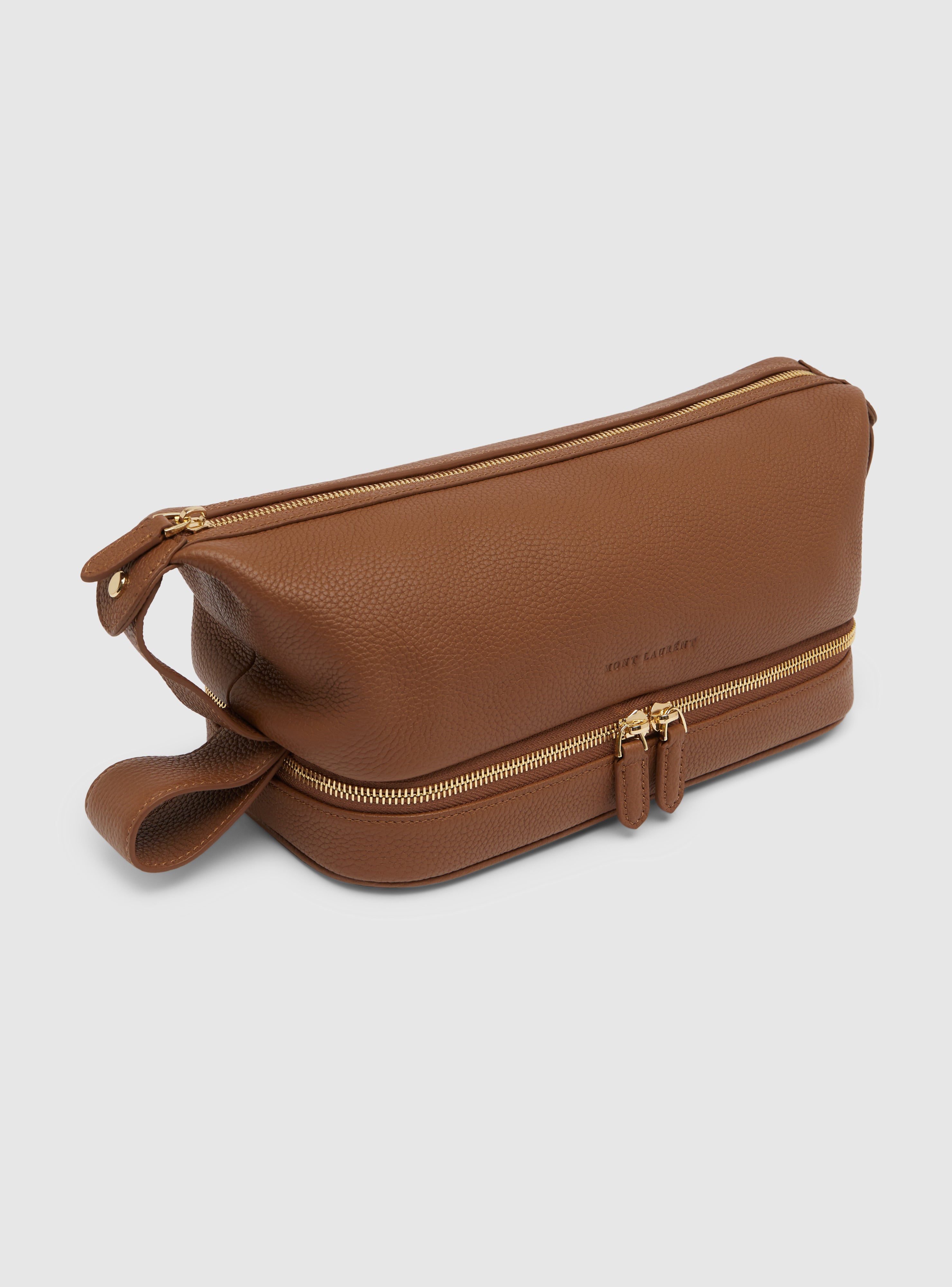 Mens Travel Accessories Washbag Toiletries Leather