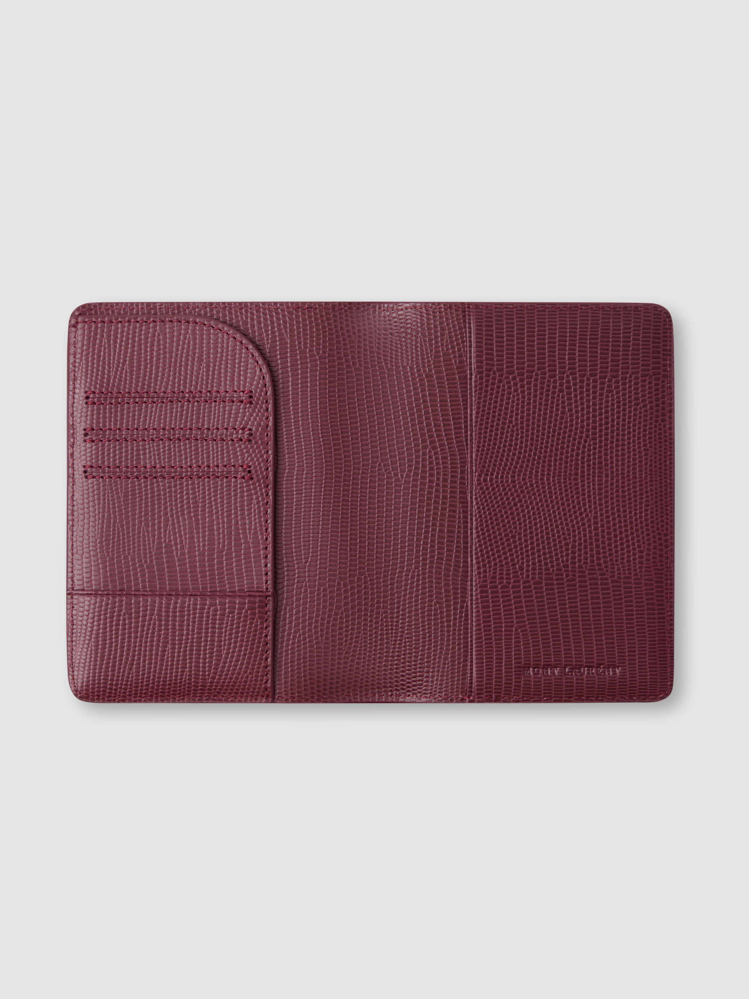 Monaco Personalised Leather Passport Holder