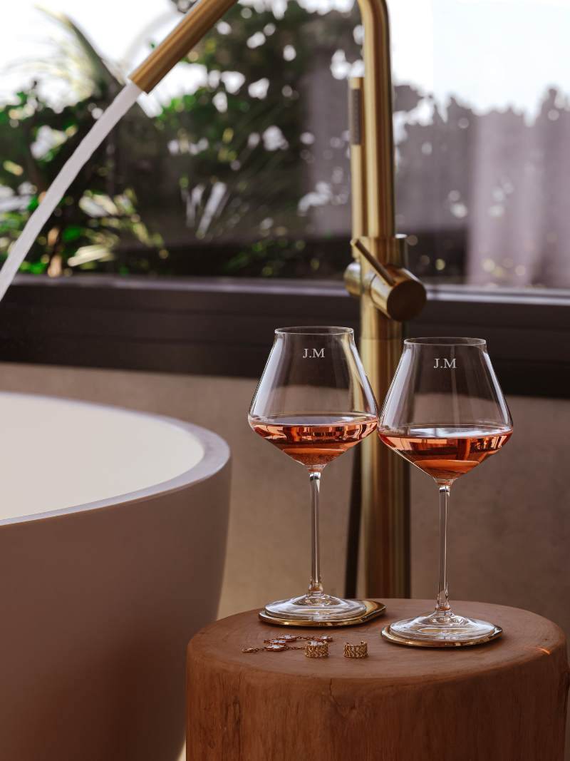 What to Engrave on Wedding Glassware: Initials, Dates, Symbols and Names