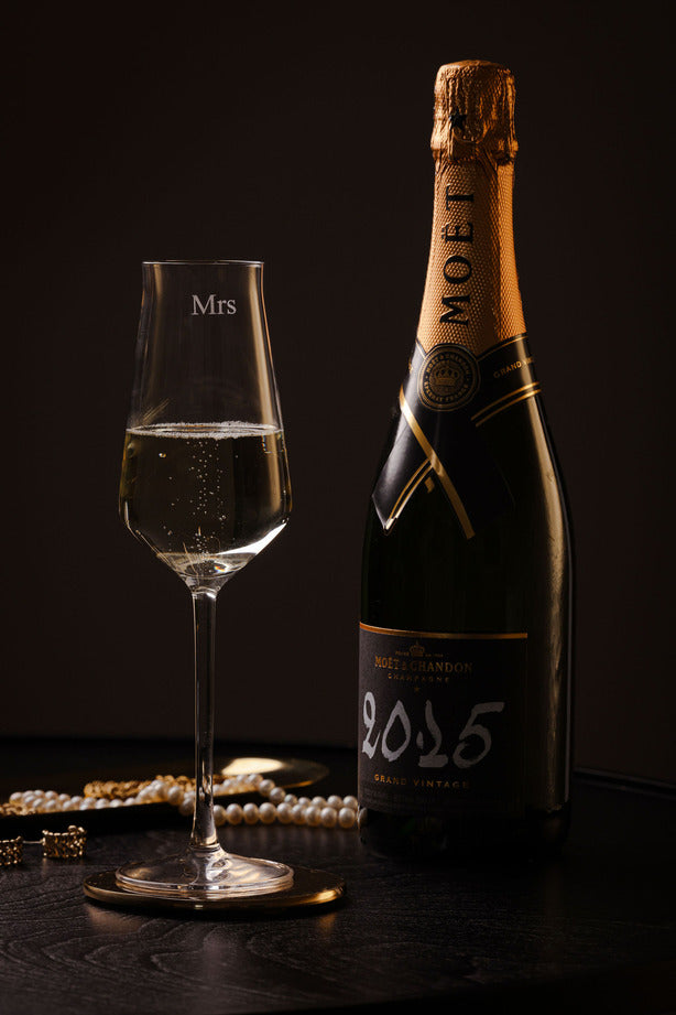 Mont Laurent Personalised Champagne Glassware Engraved