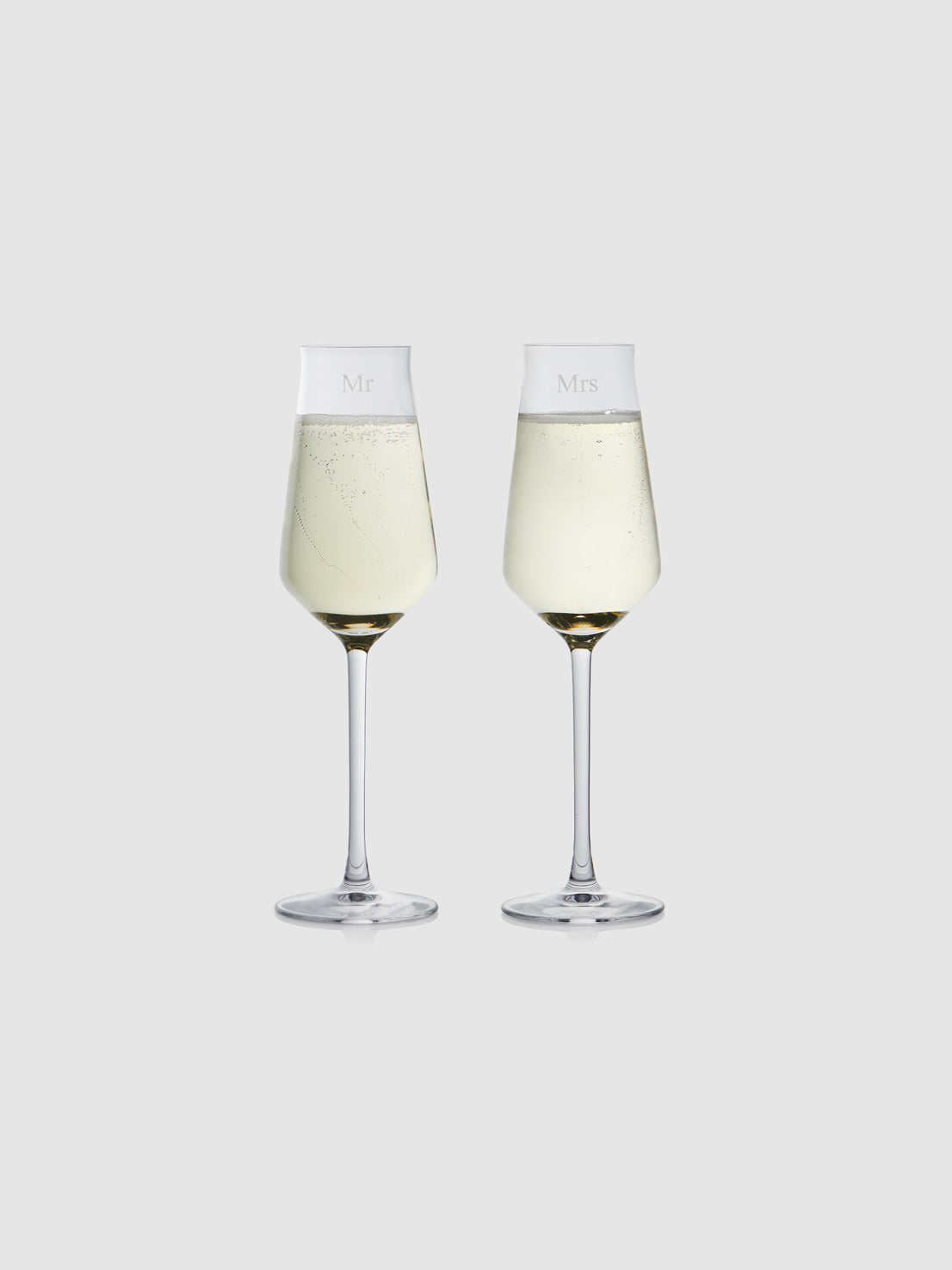 Mont Laurent Champagne Engraved Glassware
