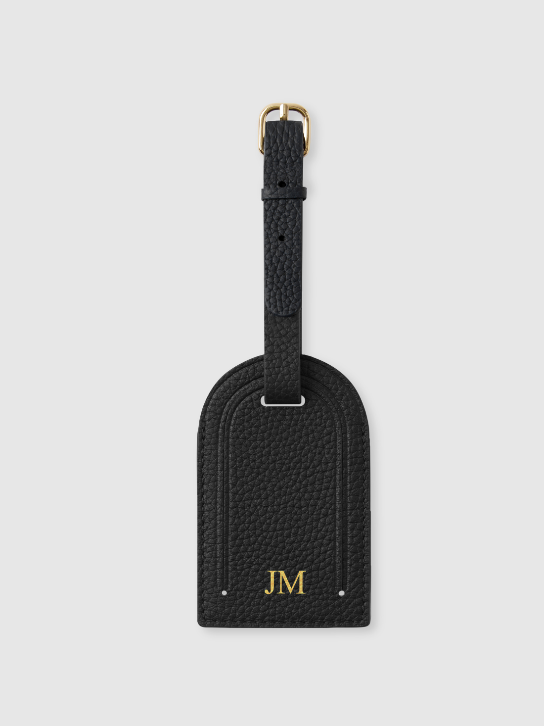 Black personalised luggage tag leather travel_of_Untitled_Design_2