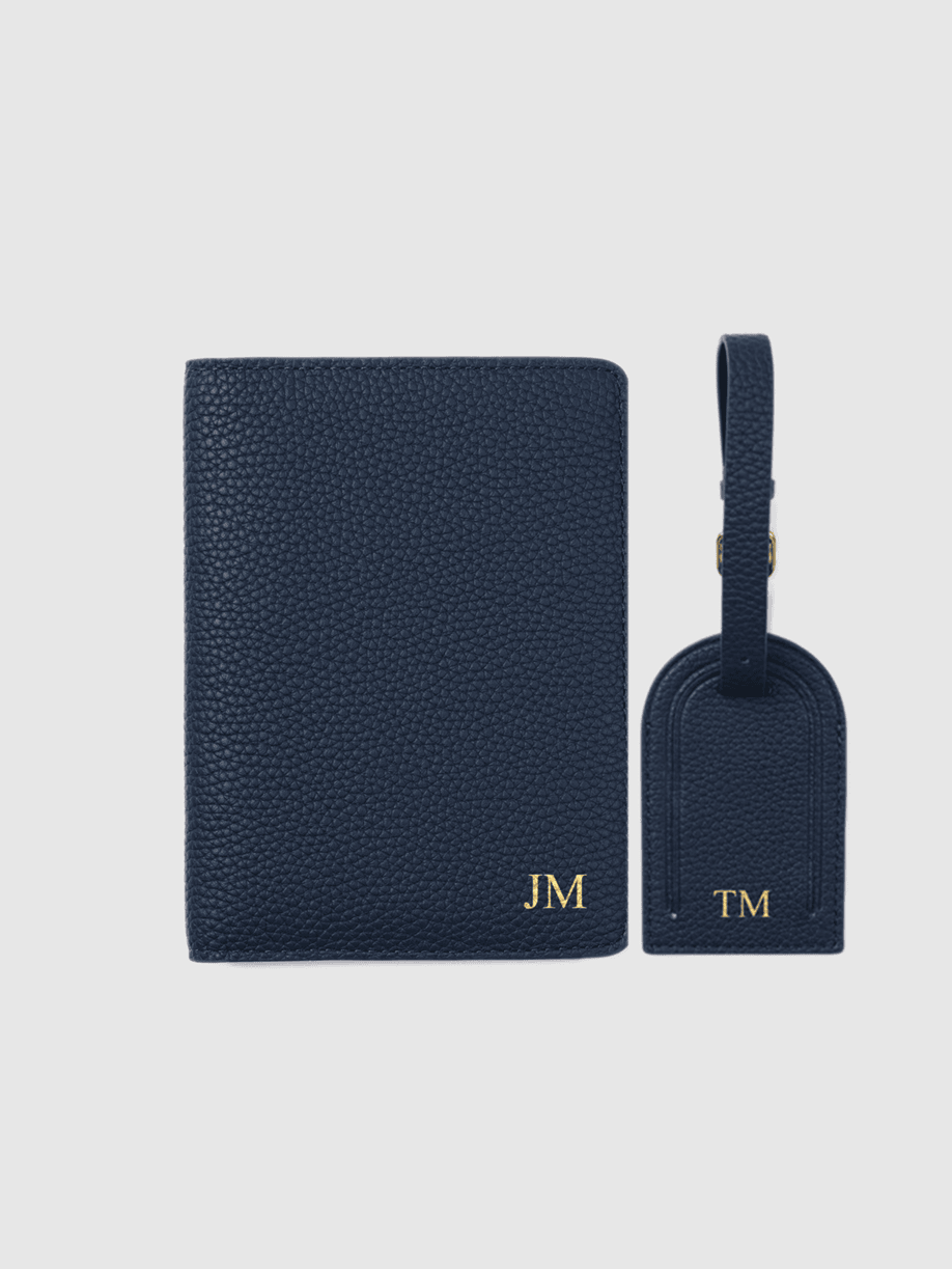 Riviera Passport Holder Luggage Tag Set