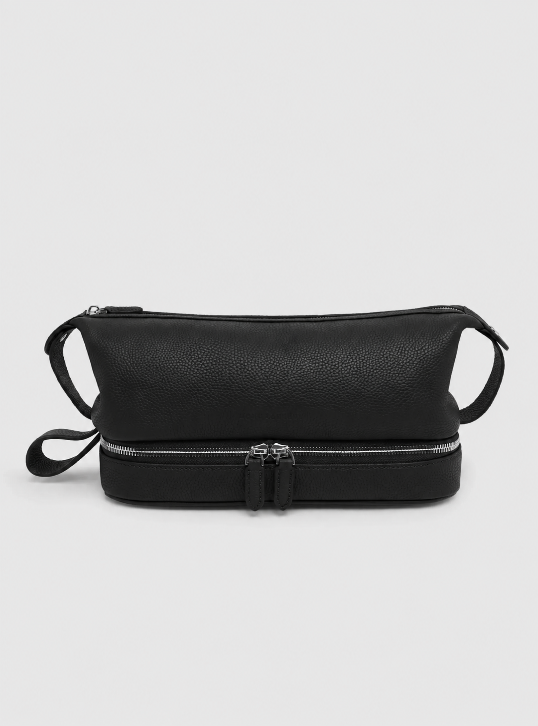 Boston Men's Leather Toiletry Washbag
