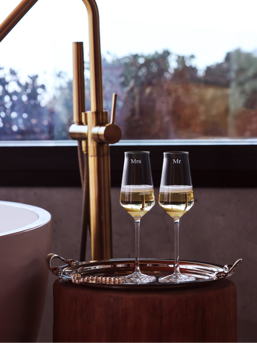 St. Moritz Personalised Champagne Glass Single