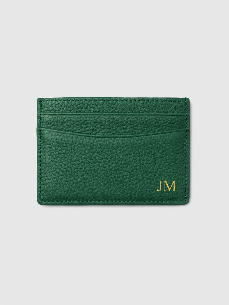 Personalised Leather Mens Travel Wallet Card Brown