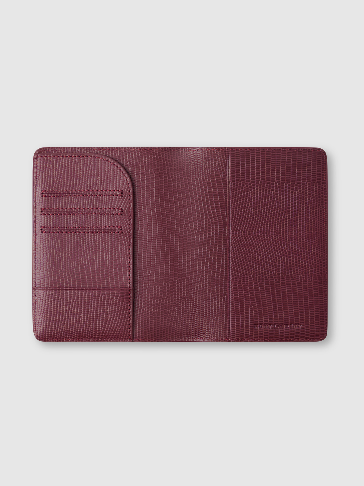 Monaco Personalised Leather Passport Holder