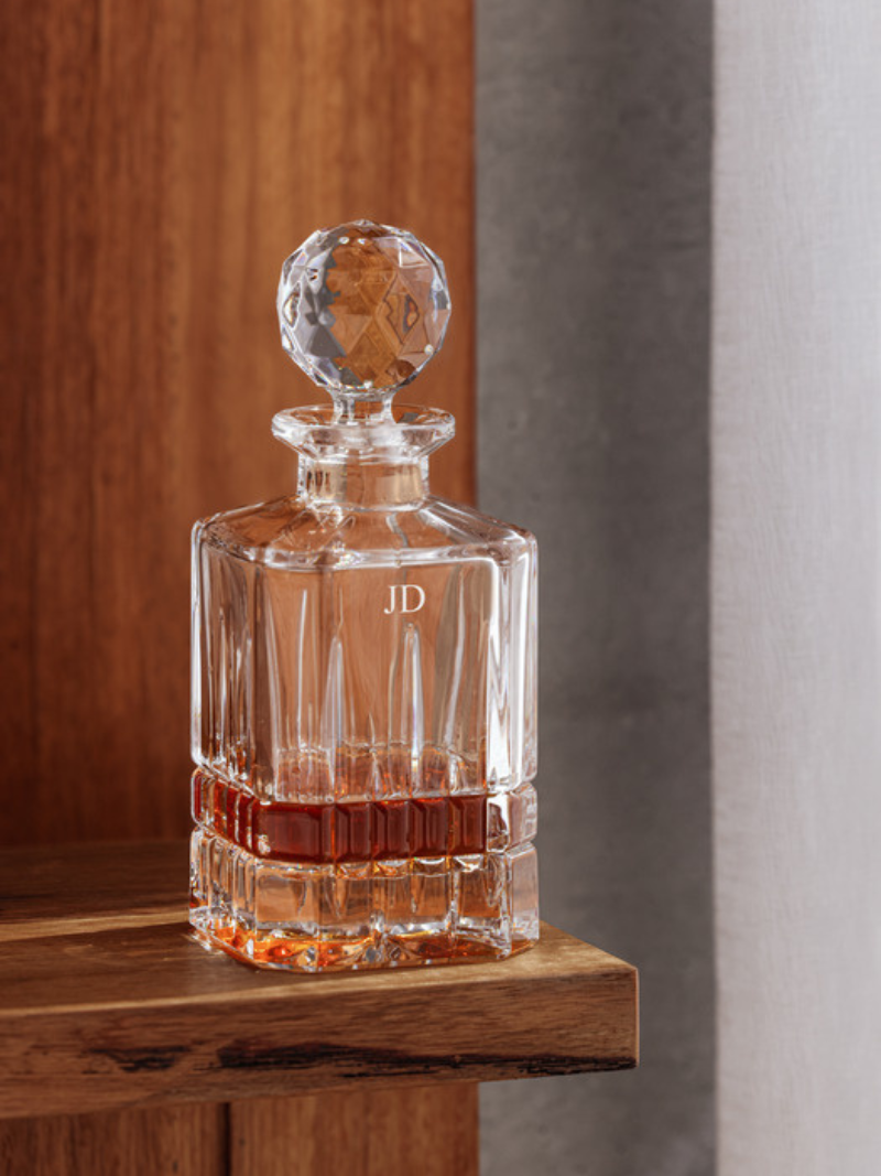 Verbier Personalised Crystal Whiskey Decanter