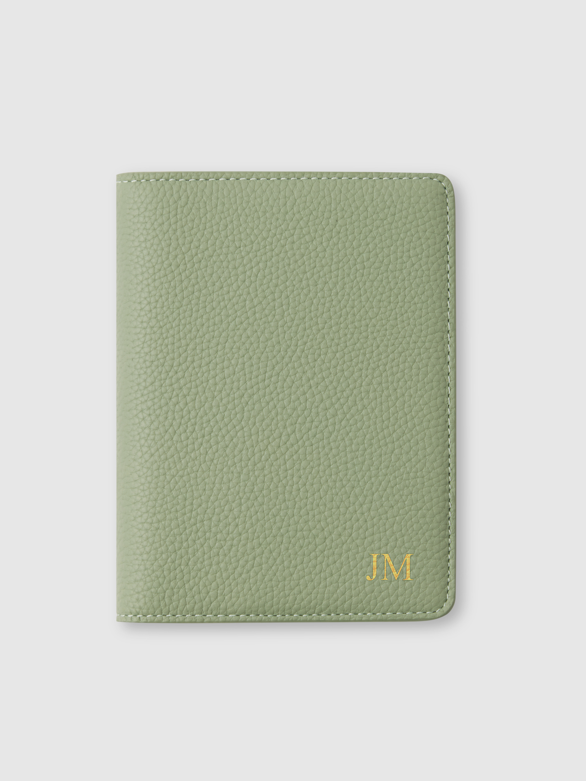 sage light green personalised passport hgolder travel